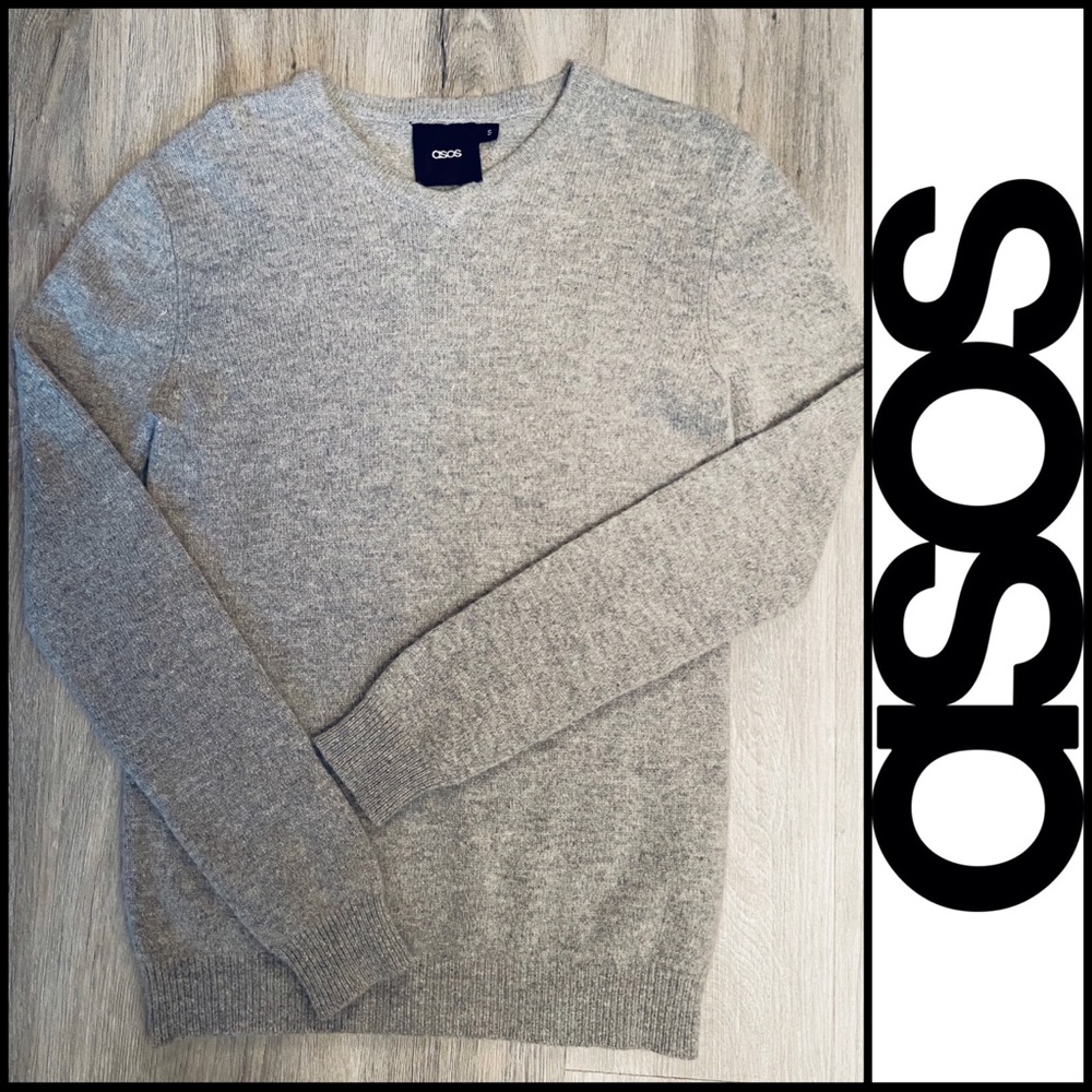 ⚡️4/$25 ASOS Gray Wool Sweater